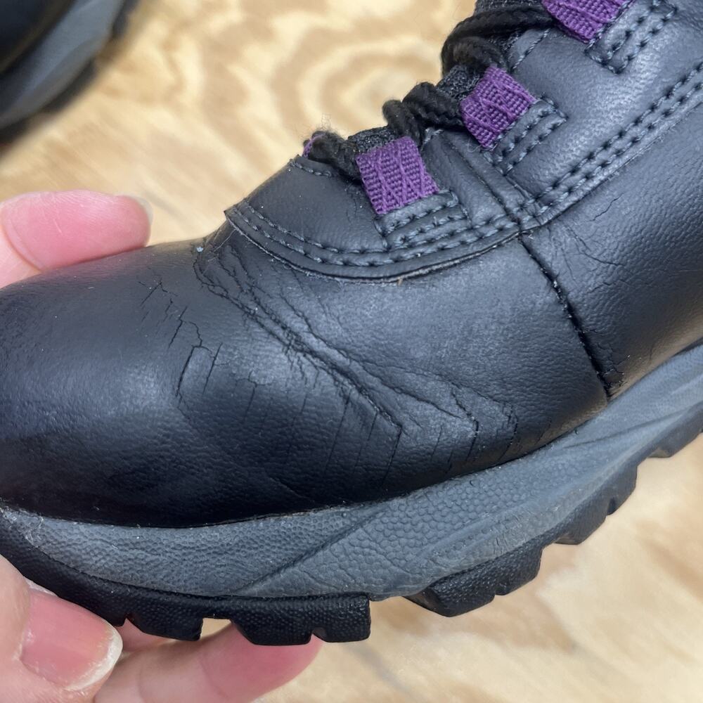 Merrell Vego Waterproof Hiking Boot Black Leather Womens 6.5 Outdoor Utility - Picture 8 of 12